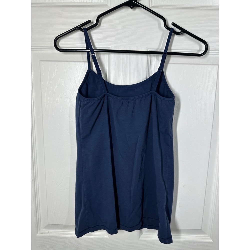 Maidenform Camisole Women M Blue Built-in Shelf Bra Tank Top Adjustable Strap - Picture 2 of 7